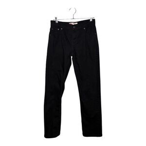 Levi's 502 Jeans Boys 16 Reg Black Regular Fit Tapered Pants 28 28